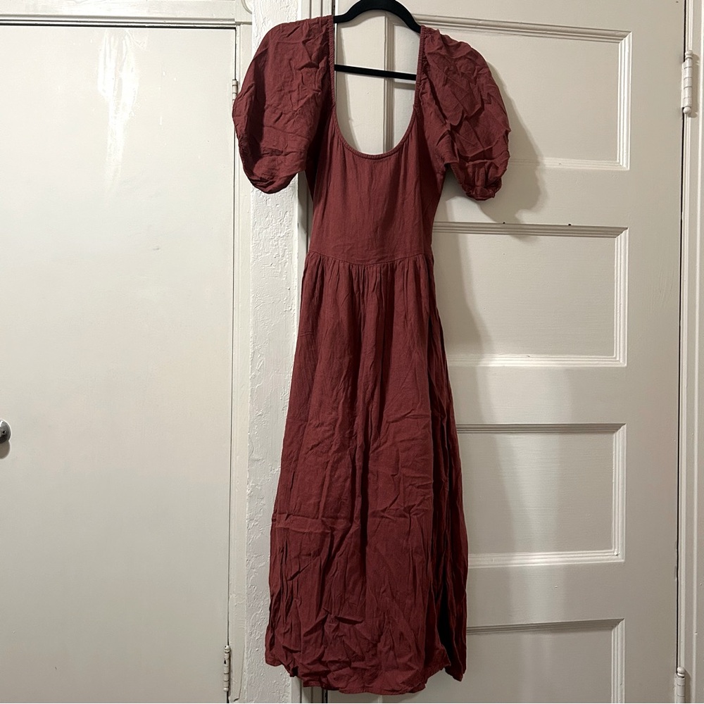 Little cottonwood linen dress